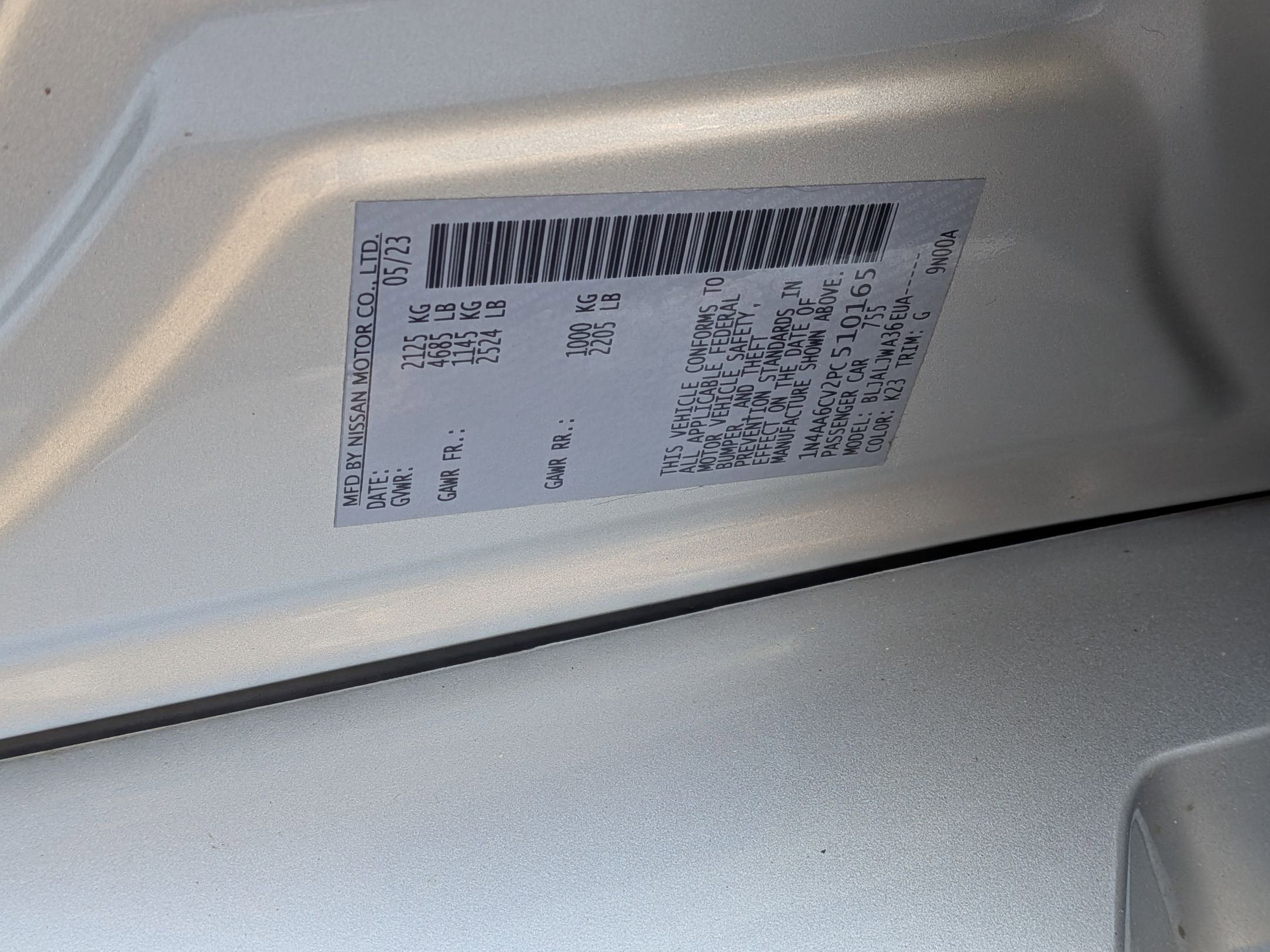 2023 Nissan Maxima SV