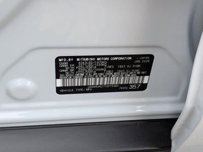 2026 Mitsubishi Outlander Sport SE