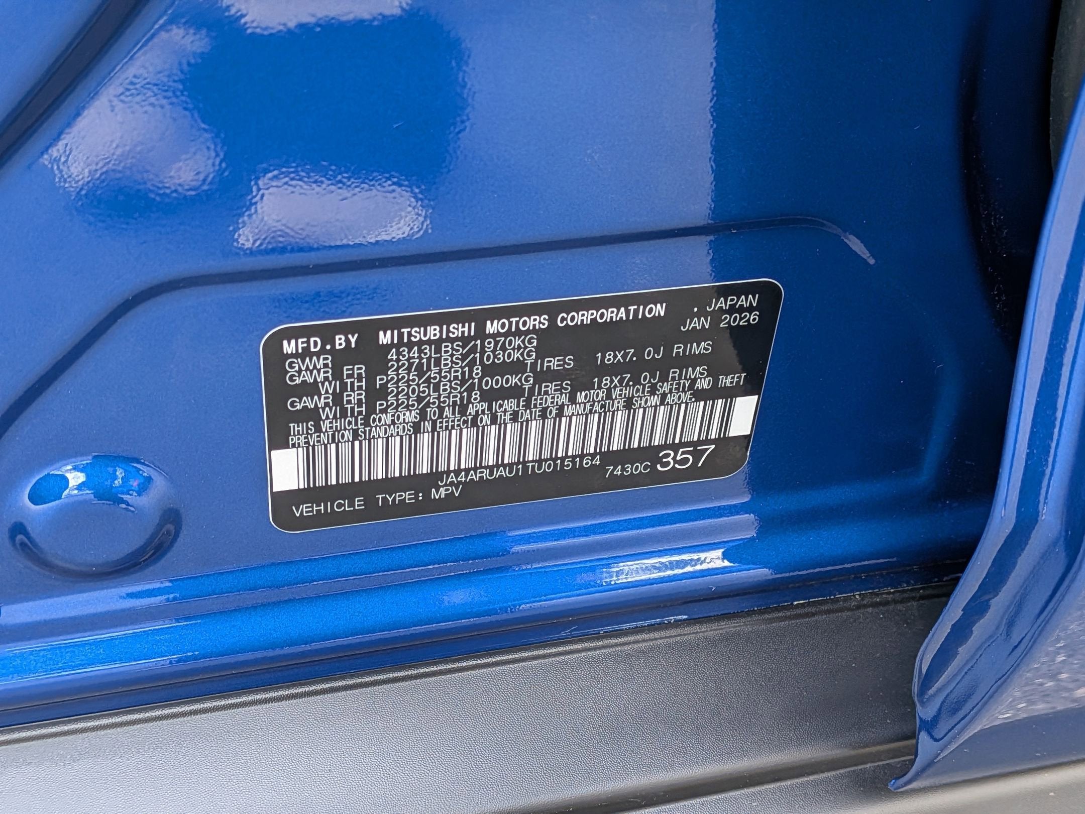 2026 Mitsubishi Outlander Sport ES