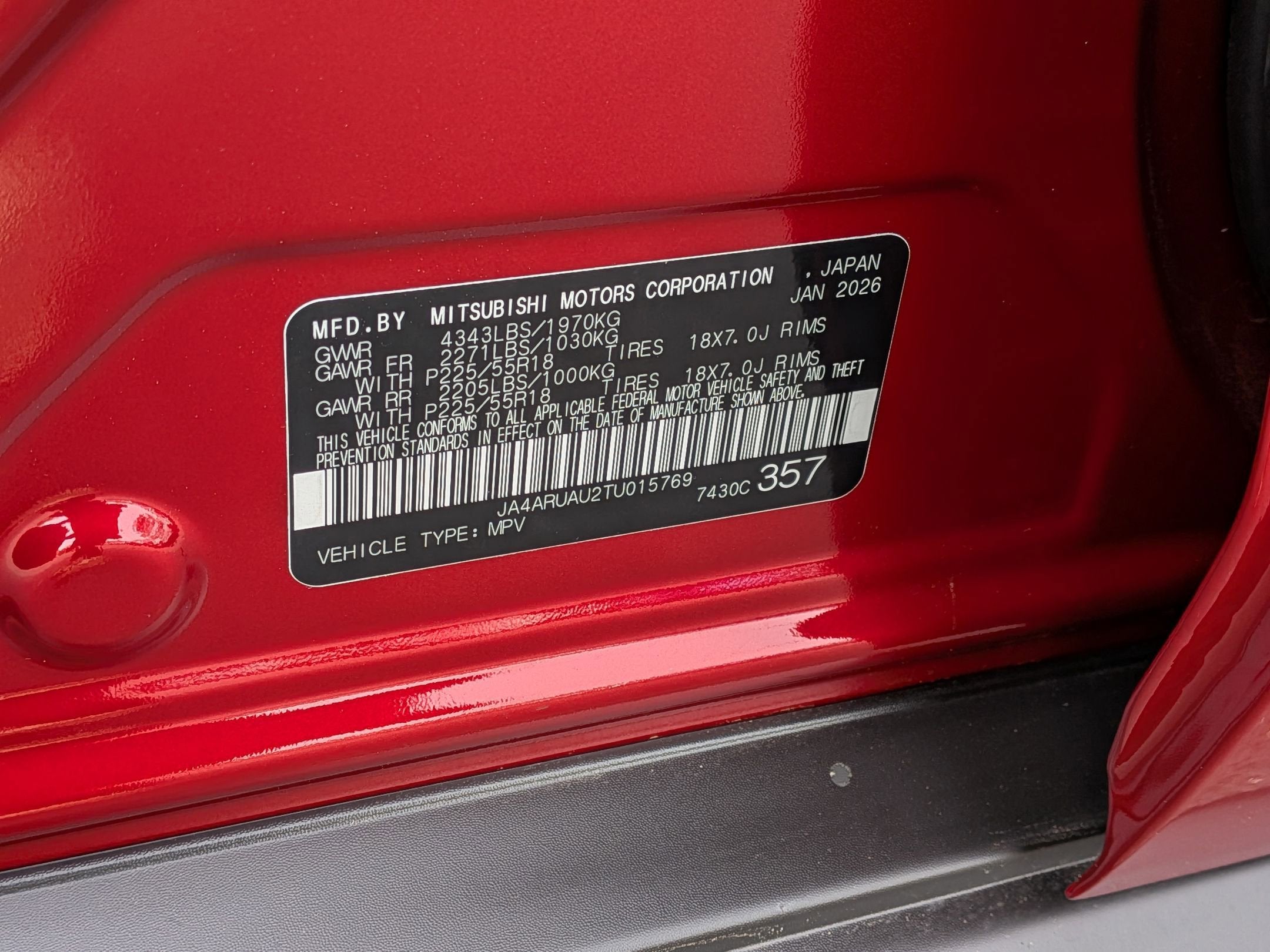 2026 Mitsubishi Outlander Sport ES