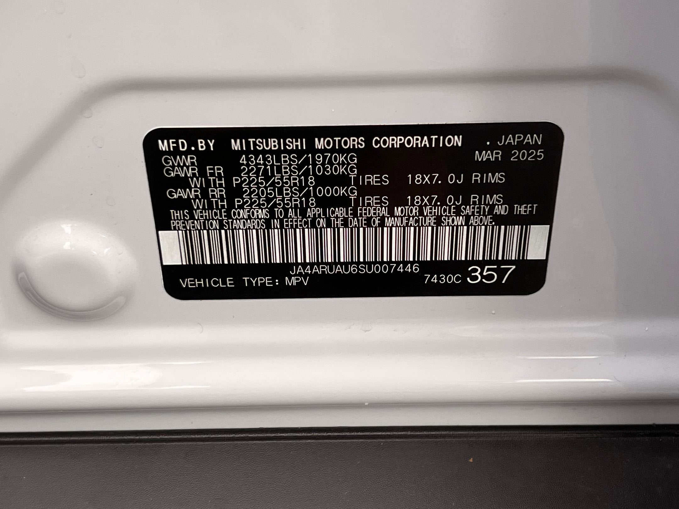 2025 Mitsubishi Outlander Sport LE