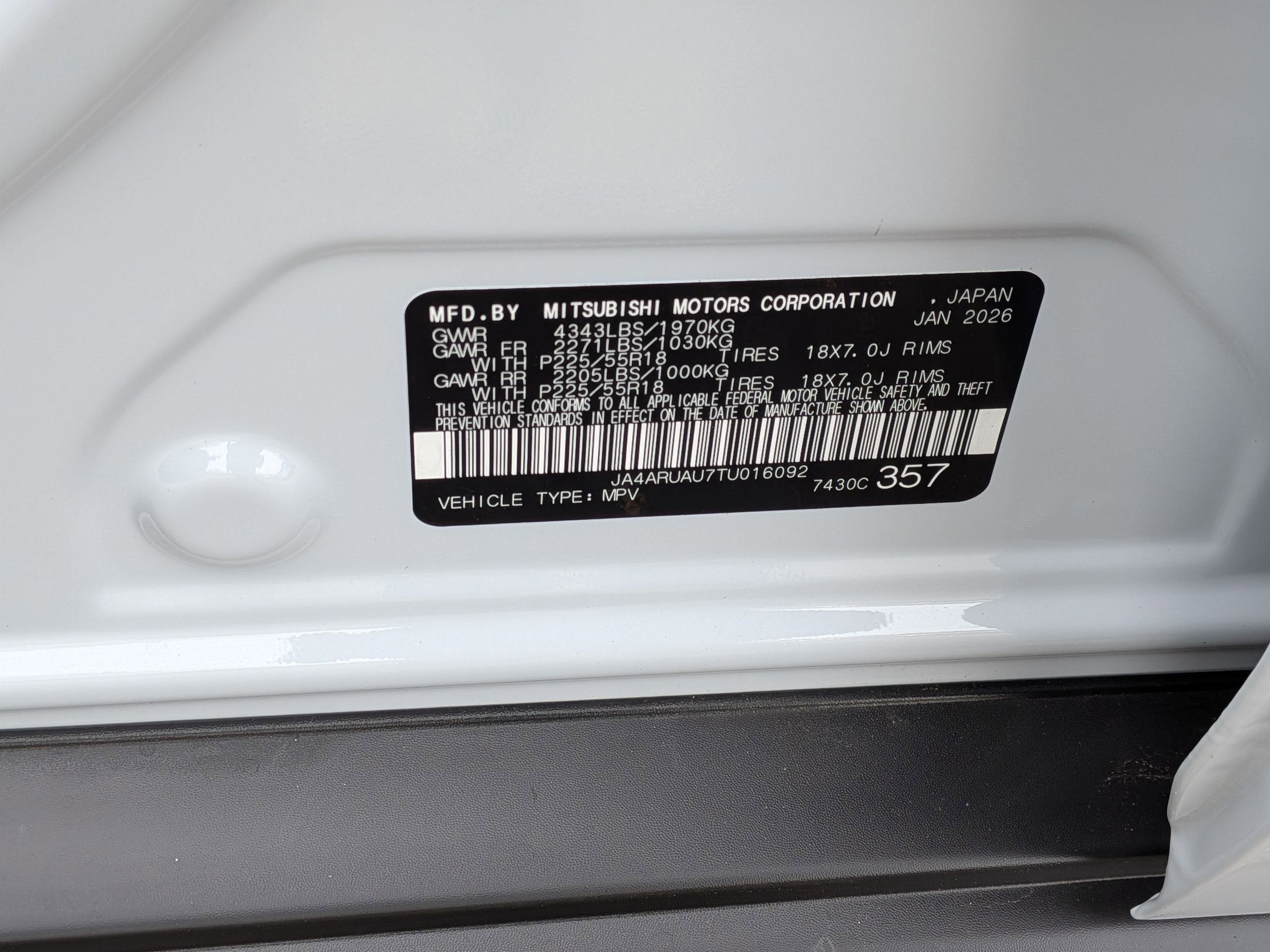 2026 Mitsubishi Outlander Sport LE