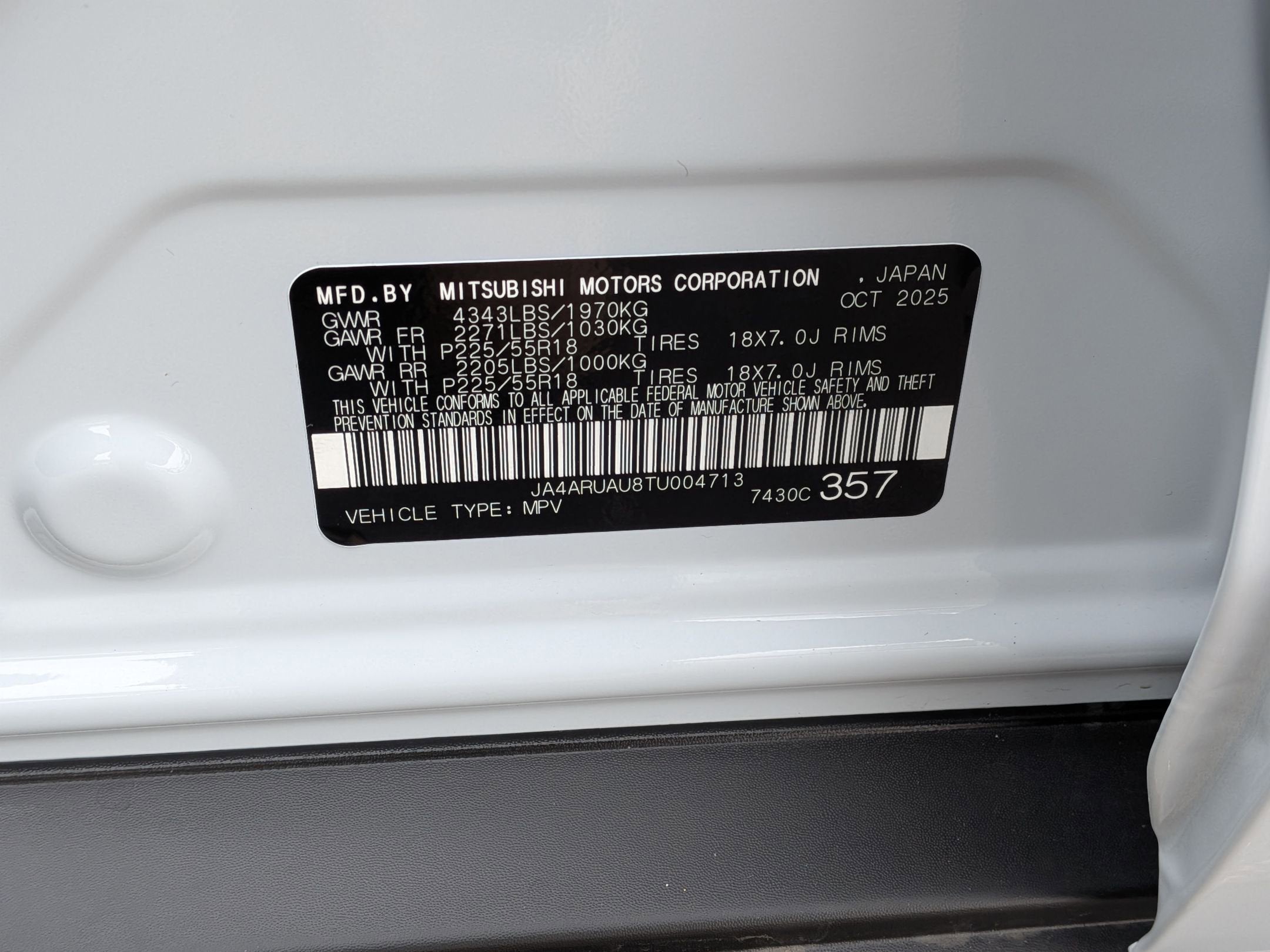 2026 Mitsubishi Outlander Sport ES