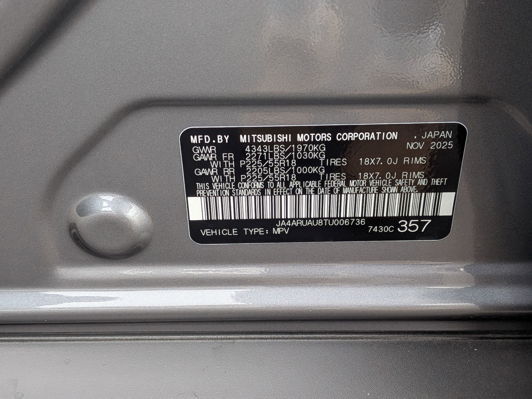 2026 Mitsubishi Outlander Sport ES