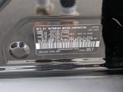 2025 Mitsubishi Outlander Sport SE