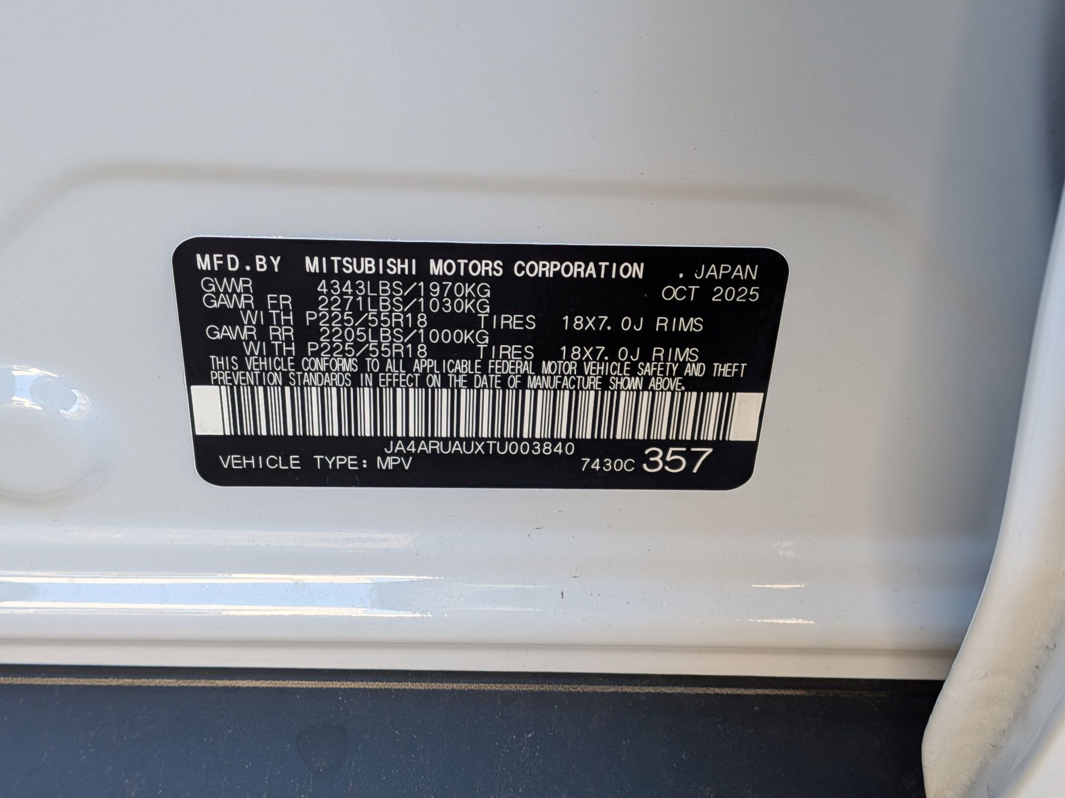 2026 Mitsubishi Outlander Sport ES