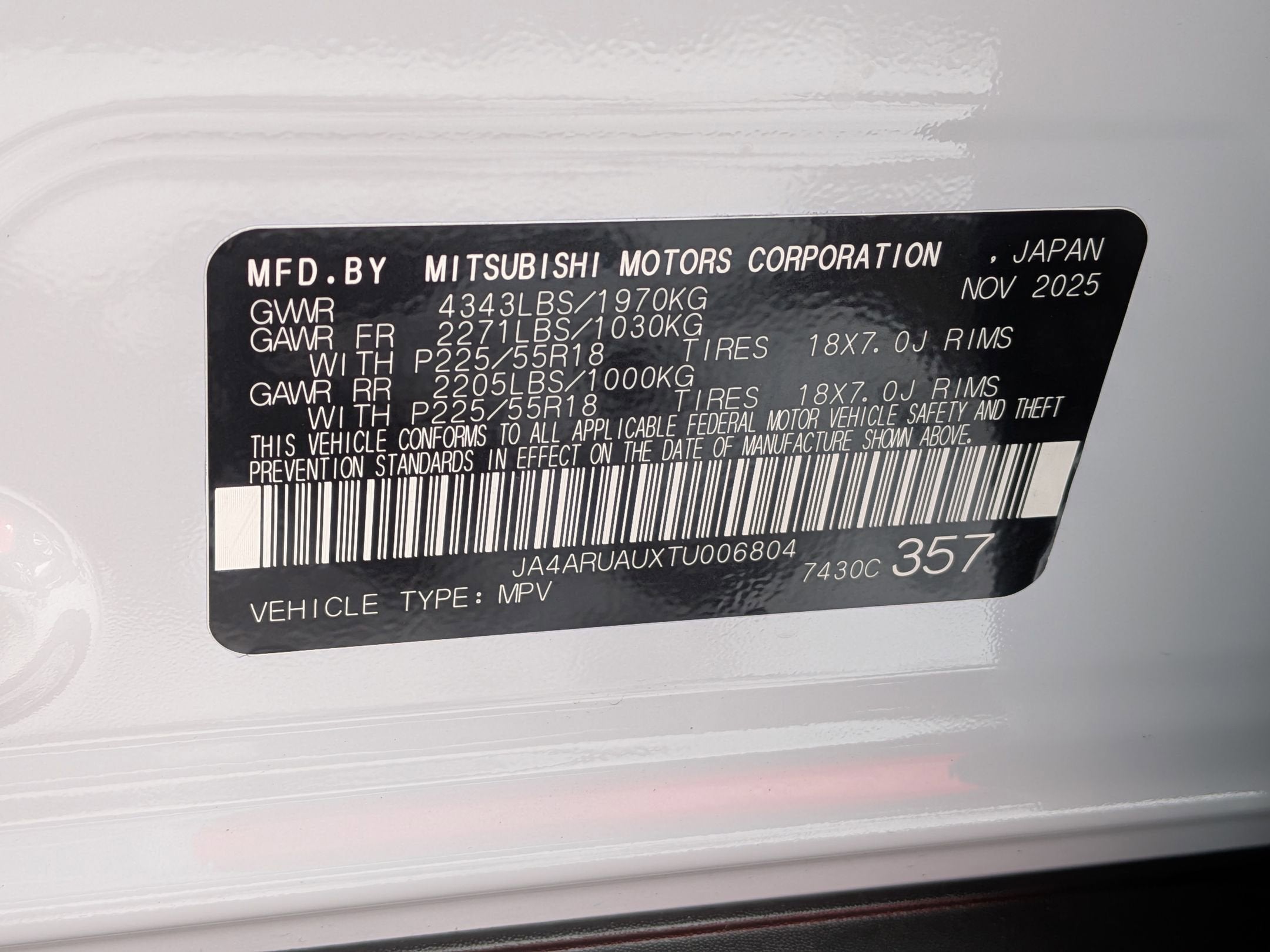 2026 Mitsubishi Outlander Sport ES