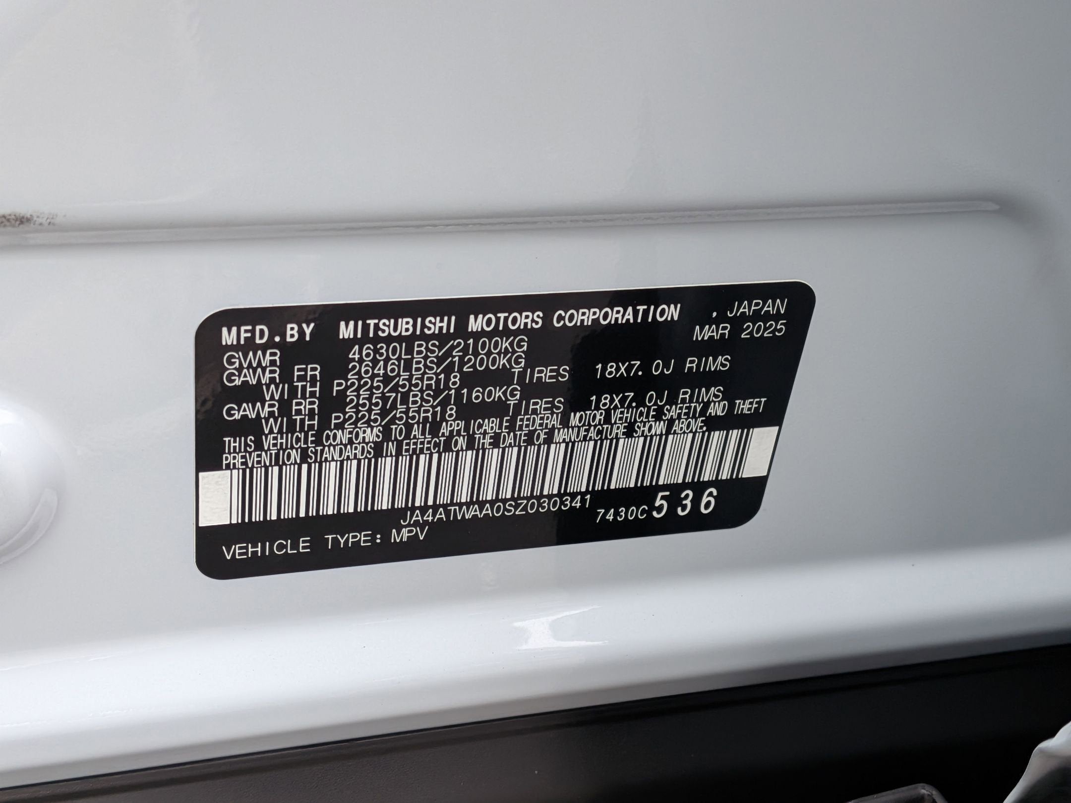 2025 Mitsubishi Eclipse Cross Black Edition