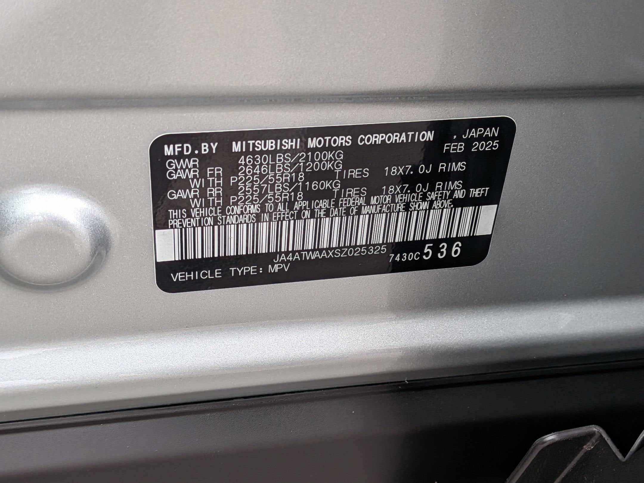 2025 Mitsubishi Eclipse Cross Black Edition