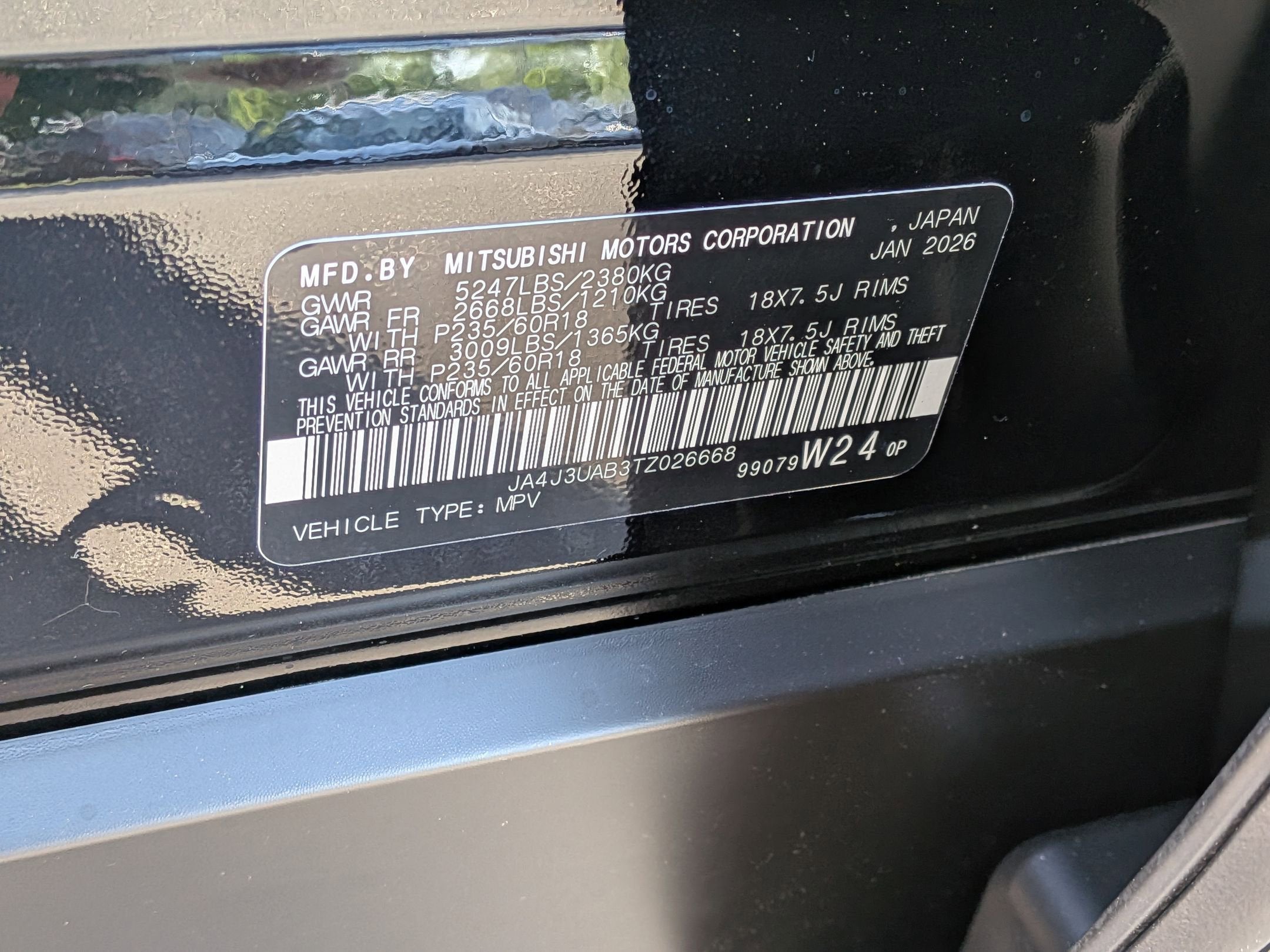 2026 Mitsubishi Outlander ES
