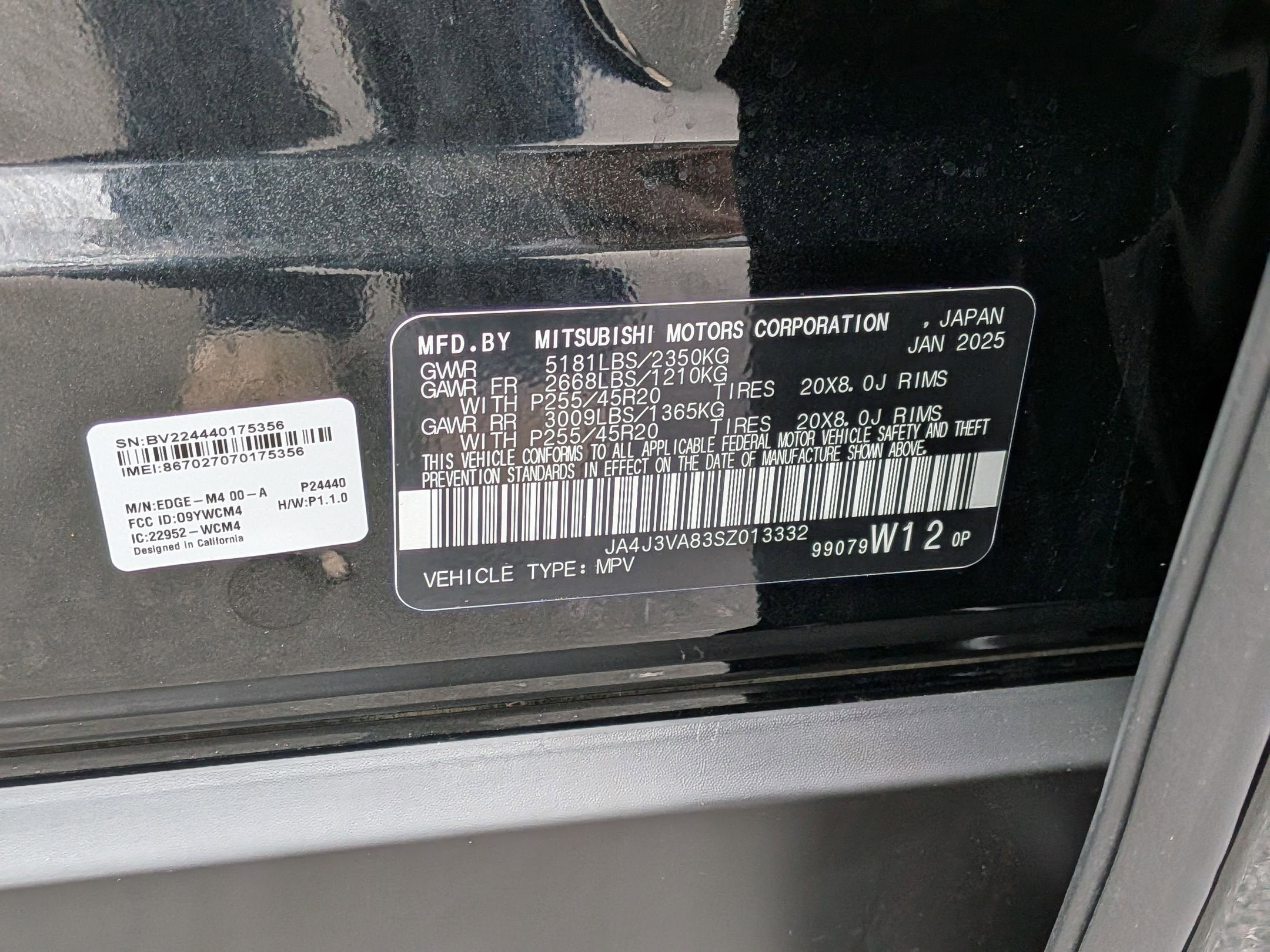 2025 Mitsubishi Outlander SE