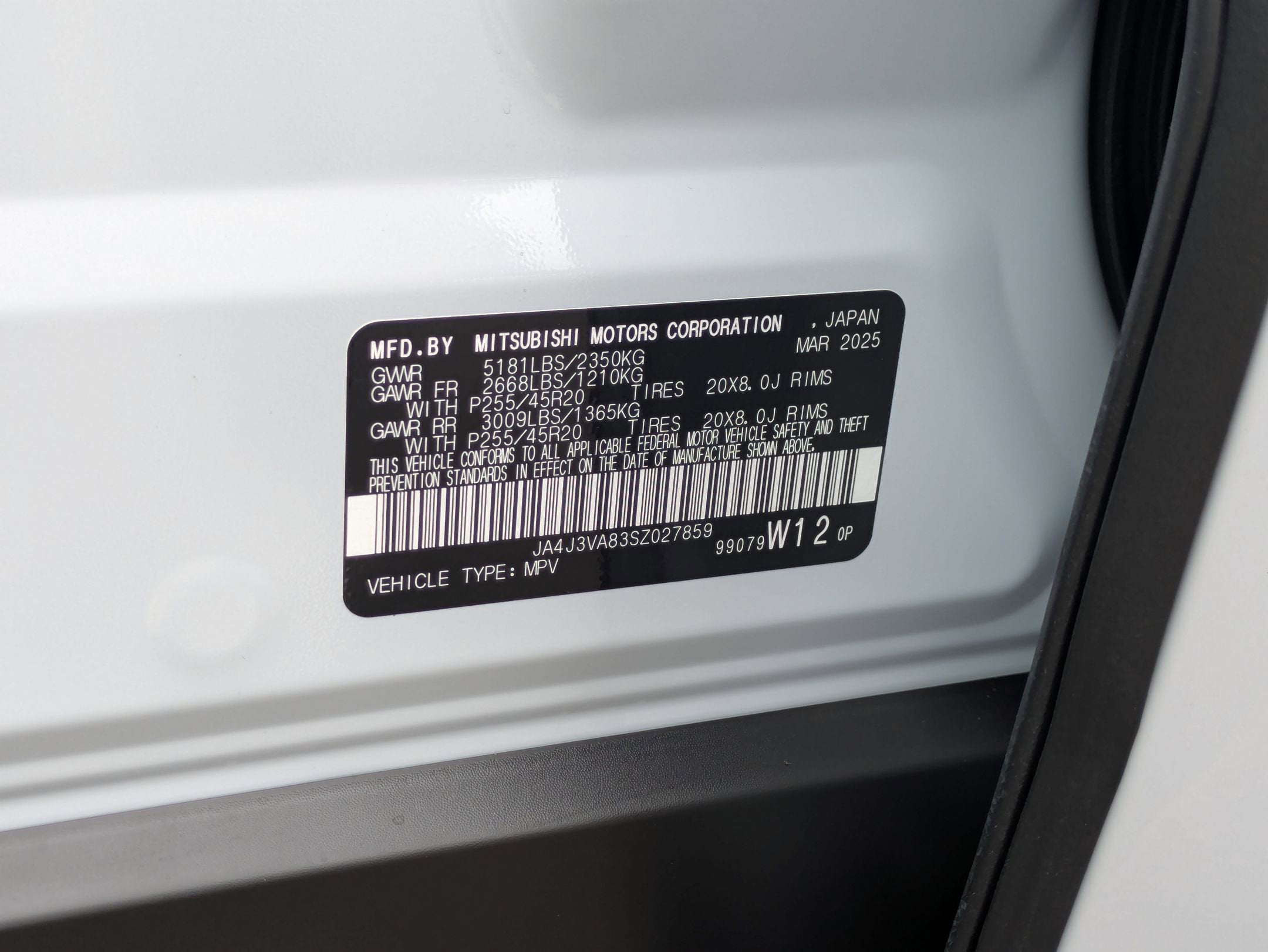 2025 Mitsubishi Outlander SE