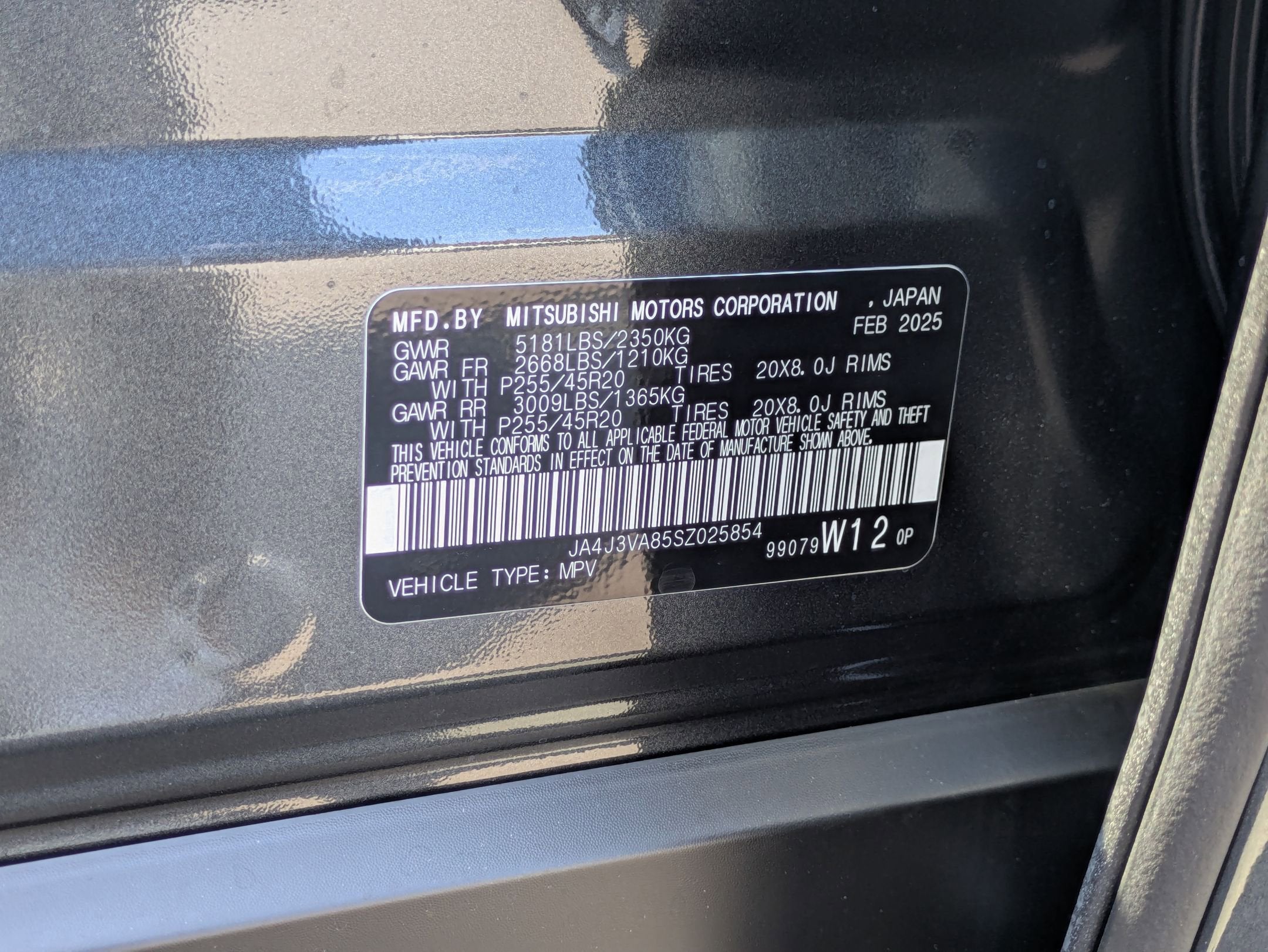 2025 Mitsubishi Outlander SE