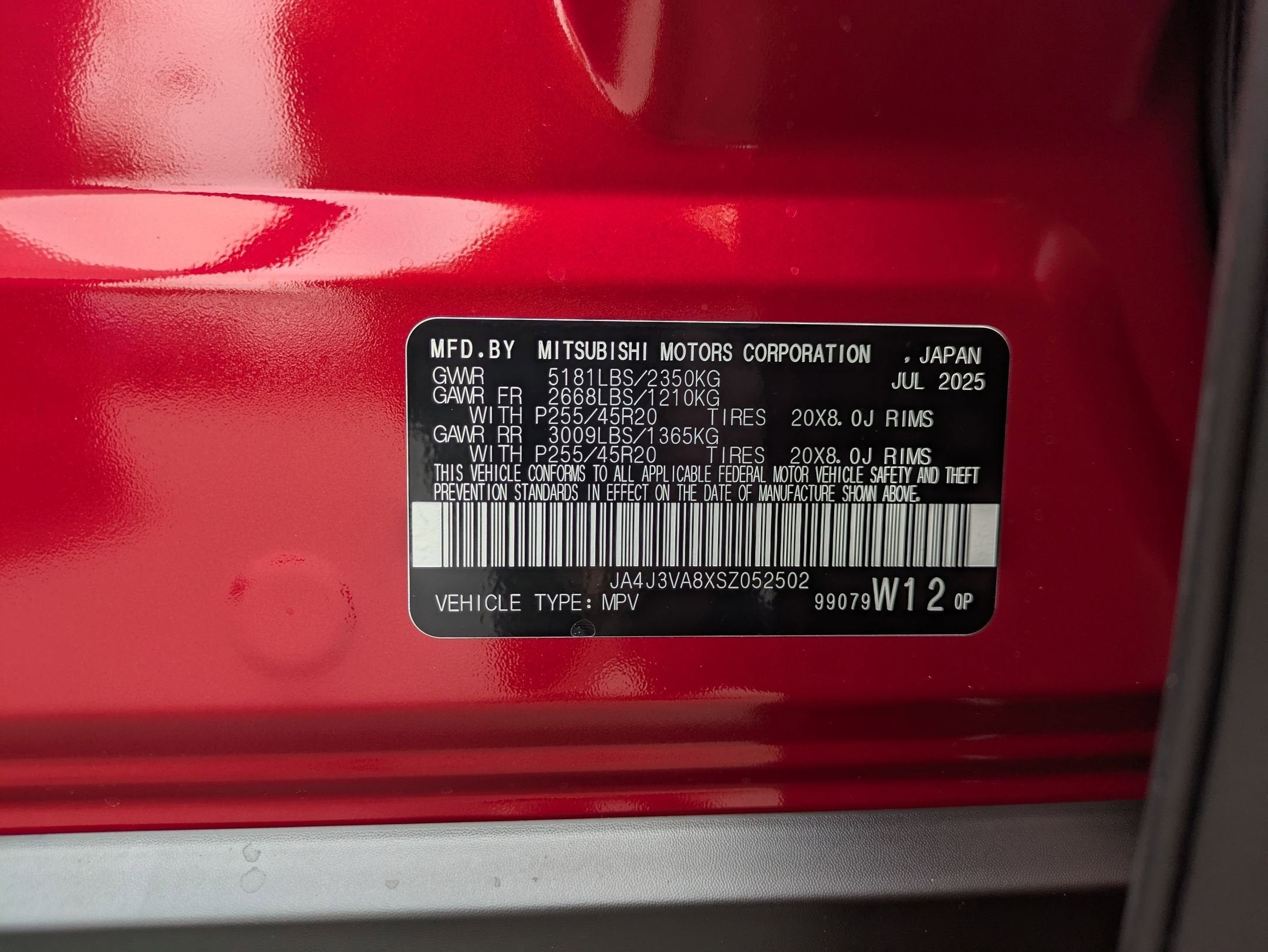 2025 Mitsubishi Outlander SE