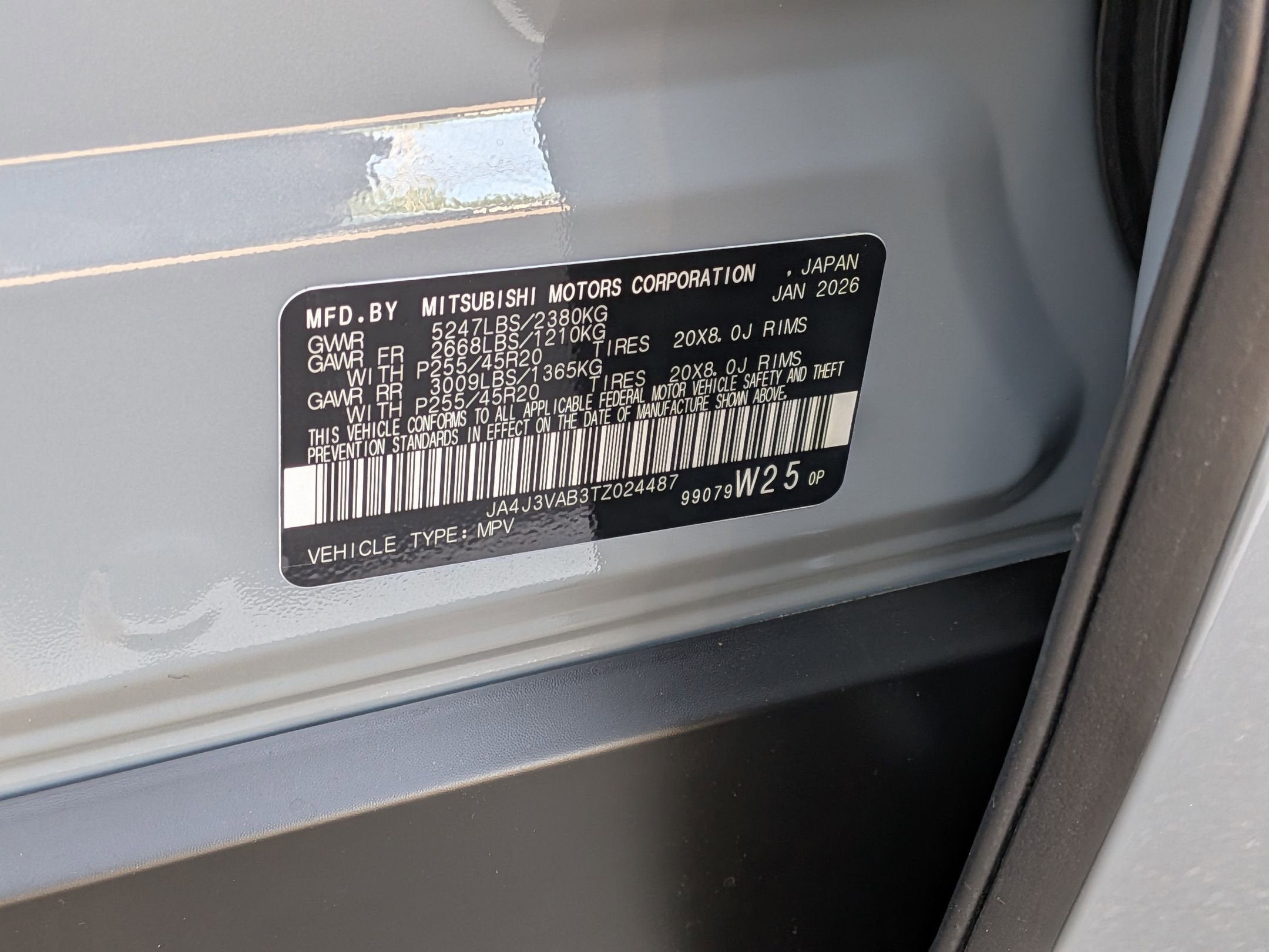 2026 Mitsubishi Outlander SE