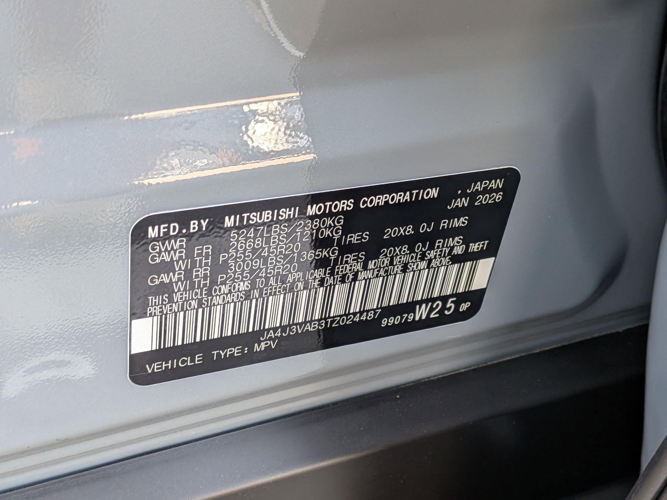 2026 Mitsubishi Outlander SE