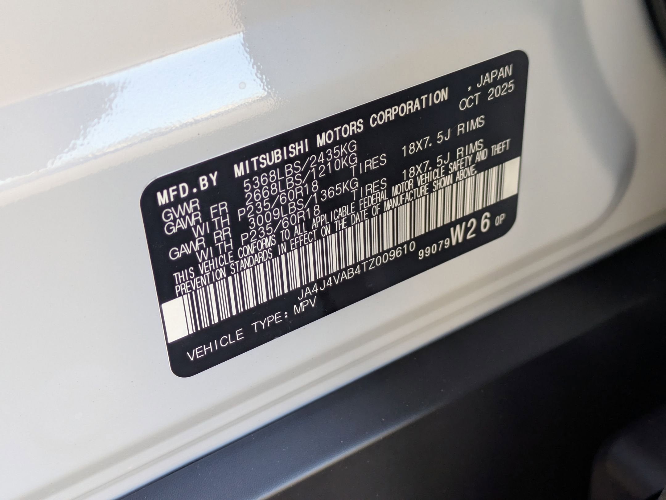 2026 Mitsubishi Outlander Trail Edition