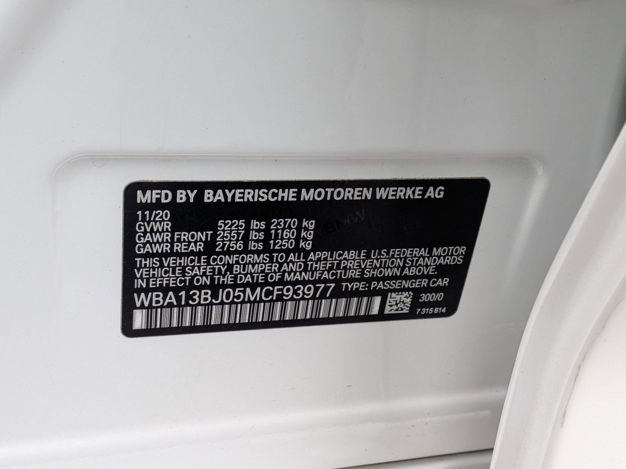 2021 BMW 5 Series 530i xDrive